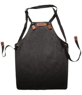 Bērnu priekšauts ādas BBQ Bovine Black