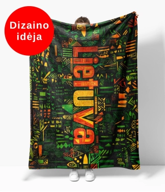 Stilingas pledas su spauda Lietuva