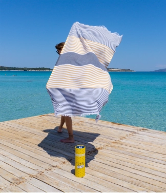 stilingas dryžuotas paplūdimio rankšluostis