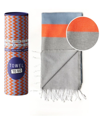 pilkas papludimio ranksluostis kaip dovana