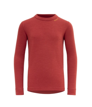 raudona merino palaidine vaikams devold expedition