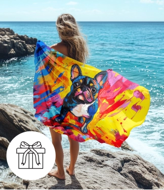 Dovanų idėjos paplūdimio rankšluosčiai su gyvunais