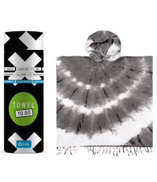 stilingas pončas moterims vasarai juoda balta spalvos