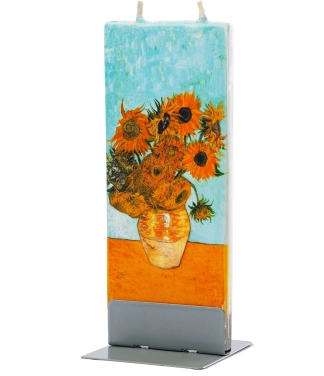 Dāvana mammai ir saulespuķu svece