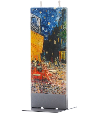 dekoratyvinė rankų darbo žvakė kaip dovana