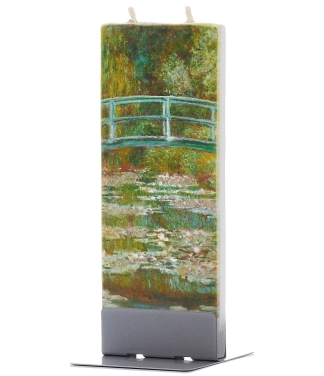 rankų darbo žvakė claude monet