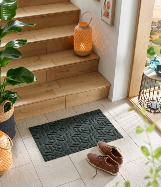 Paklāju Wash&Dry DUNE Leaves Midnight Green