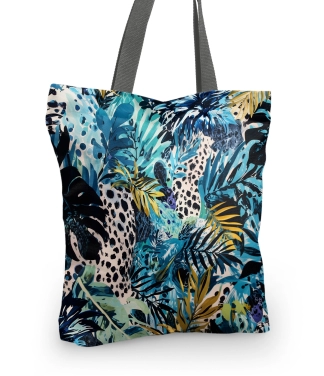 raštuotas pirkinių krepšys