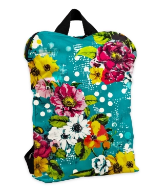 Kuprinė moterims žydras ir rožinis.