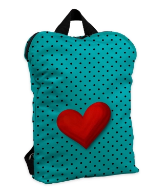 Kuprinė moterims, žydras, raudonas