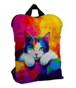 Kuprinė moterims, raudonas ir geltonas