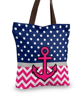 pirkinių krepšys su inkaru