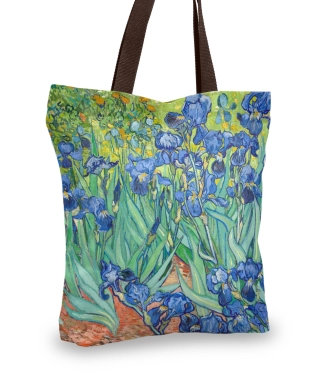 pirkiniu krepsys van gogh irisai