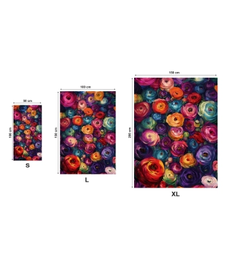 praktiškas vasariškas rankšluostis gėlės