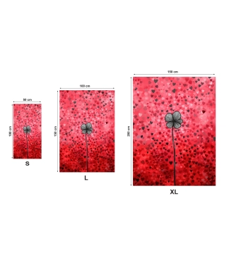 stilingas rankšluostis su spauda gėlė