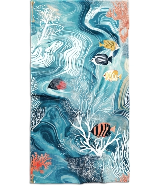 Paplūdimio rankšluostis, Žuvys