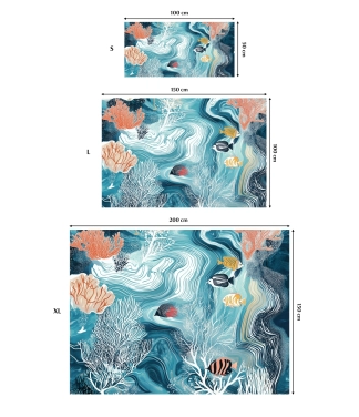 Paplūdimio rankšluostis, Žuvys
