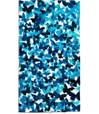 stilingas rankšluostis su drugeliais