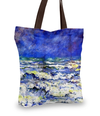 stilinga moteriška rankinė krepšys banguojanti jūra