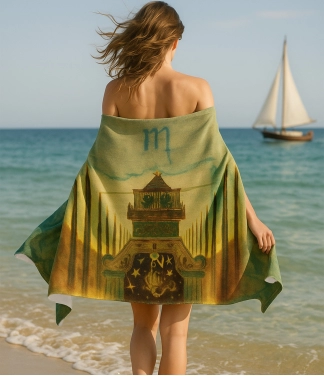 paplūdimio rankšluostis zodiakai skorpionas