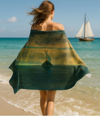 paplūdimio rankšluostis su zodiaku ožiaragis