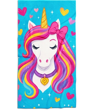 vaikiškas rankšluostis vienaragis