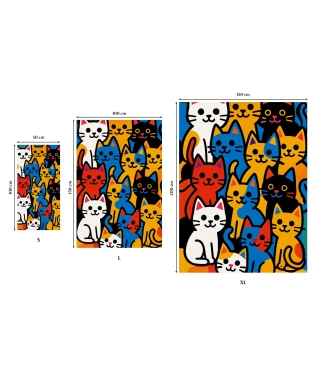 rankšluosčiai vaikams su katinėliais