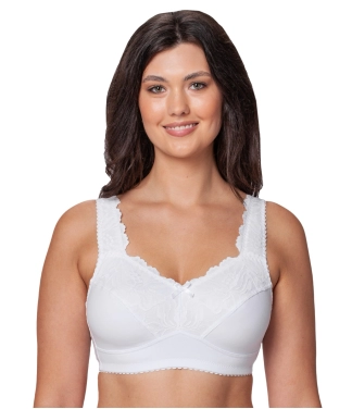 patogi liemenėlė baltos spalvos