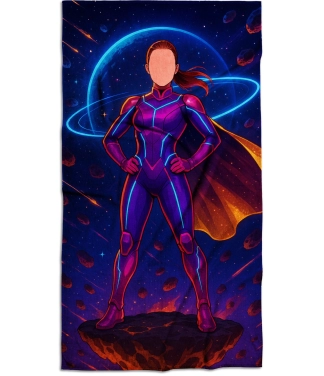 Rankšluostis su jūsų veidu, Super girl