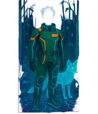 Rankšluostis su jūsų veidu, Hunter