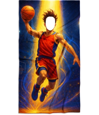 Rankšluostis su jūsų veidu, Basketball player