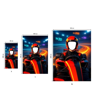 Rankšluostis su jūsų veidu, Racing driver