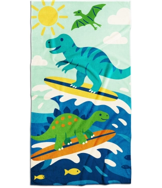 vaikiškas rankšluostis dinozaurai