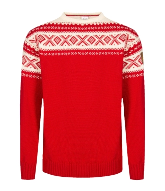 raudonas vyriškas megztinis vilnonis