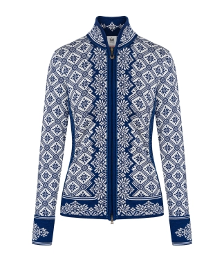 megztinis moterims merino vilna mėlynas