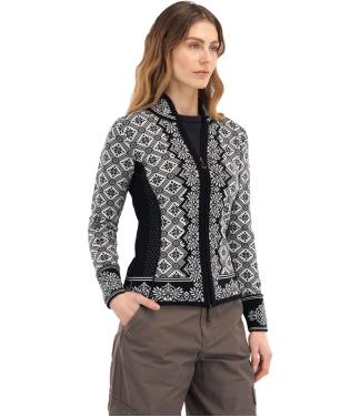 moteriškas megztinis merino vilna raštuotas