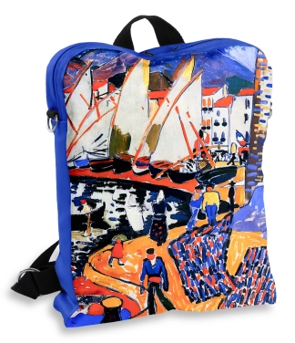 marinistinio stiliaus talpi moteriška kuprinė