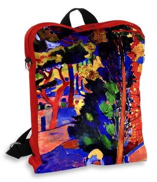 spalvota talpi kuprinė moterims