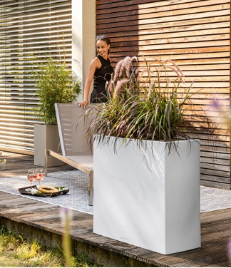 lechuza lauko vazonai