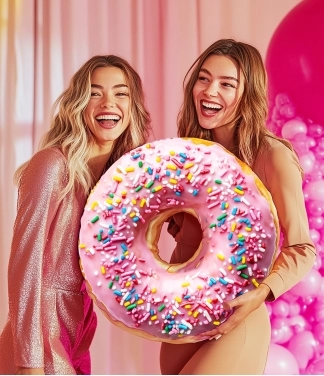 Spilvens Pink Donut 24023