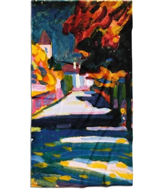 meniškas rankšluostis su spauda