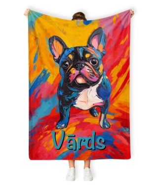Personalizēts pleds Buldog