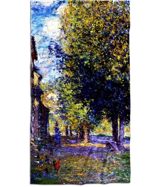 vasariškas rankšluostis su spauda