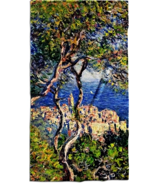 spalvingas rankšluostis su spauda