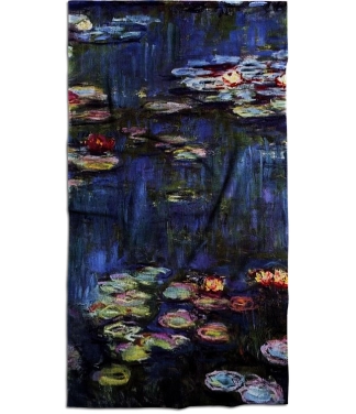 rankšluostis su vandens lelijomis