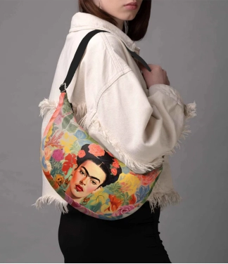 gėlėta moteriška rankinė