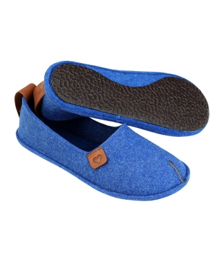 šlepetės moterims mėlynos