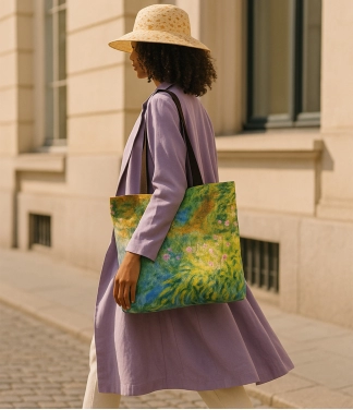 moteriška rankinė krepšys žalia, geltona