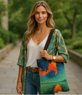 originali rankinė krepšys derain piešinys