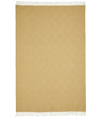 kokybiškas vilnonis pledas rombai geltona spalva